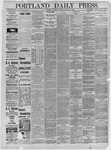 Portland Daily Press: October 15,1885