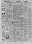 Portland Daily Press: October 16,1885