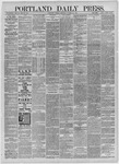 Portland Daily Press: October 20,1885