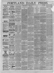 Portland Daily Press: October 22,1885