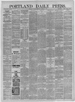 Portland Daily Press: October 27,1885