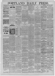 Portland Daily Press: November 02,1885
