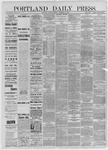 Portland Daily Press: December 22,1885