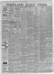 Portland Daily Press: December 29,1885