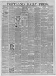 Portland Daily Press: January 15,1885
