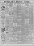 Portland Daily Press: February 24,1885