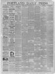 Portland Daily Press: March 09,1885