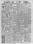Portland Daily Press: January 15,1886