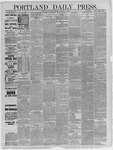 Portland Daily Press: January 16,1886