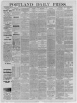 Portland Daily Press: January 18,1886