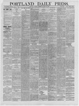 Portland Daily Press: January 23,1886