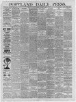 Portland Daily Press: January 25,1886