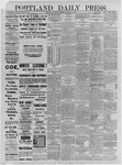 Portland Daily Press: January 30,1886