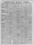 Portland Daily Press: February 11,1886