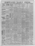 Portland Daily Press: February 12,1886