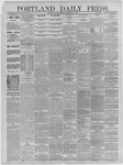 Portland Daily Press: February 16,1886