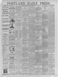 Portland Daily Press: February 20,1886