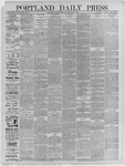 Portland Daily Press: February 27,1886