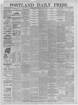 Portland Daily Press: March 01,1886