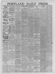 Portland Daily Press: March 04,1886