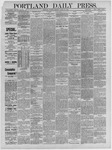 Portland Daily Press: March 16,1886