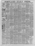 Portland Daily Press: March 17,1886