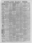 Portland Daily Press: March 19,1886