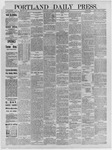 Portland Daily Press: March 20,1886