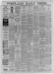 Portland Daily Press: March 24,1886