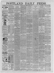 Portland Daily Press: March 26,1886