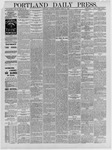 Portland Daily Press: March 27,1886