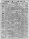 Portland Daily Press: March 30,1886