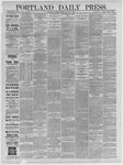 Portland Daily Press: April 13,1886