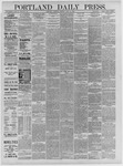 Portland Daily Press: April 15,1886