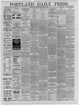 Portland Daily Press: April 17,1886