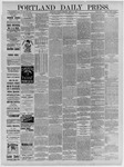 Portland Daily Press: April 19,1886