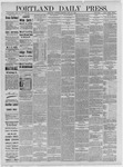 Portland Daily Press: April 29,1886