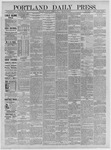 Portland Daily Press: May 01,1886