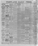 Portland Daily Press: May 10,1886
