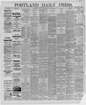Portland Daily Press: May 15,1886
