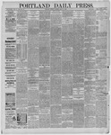 Portland Daily Press: May 17,1886