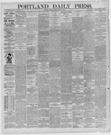 Portland Daily Press: May 21,1886