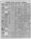 Portland Daily Press:  July 02,1886