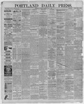 Portland Daily Press:  July 03,1886