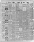 Portland Daily Press:  July 13,1886