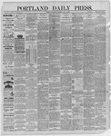 Portland Daily Press:  July 14,1886