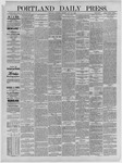 Portland Daily Press: July 22,1886