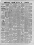 Portland Daily Press: July 26,1886