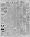 Portland Daily Press:  August 04,1886