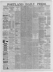 Portland Daily Press: August 11,1886